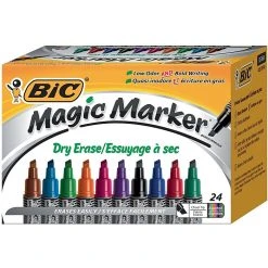 BIC Intensity Advanced Tank Dry Erase Markers, Chisel Tip, Assorted, 24/Pack (GELITP241AST) -Cheap Staples Shop s1069849 sc7