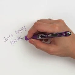 Pentel EnerGel Retractable Gel Pen, Medium Point, Purple Ink (BL77V) -Cheap Staples Shop s1081379 sc7