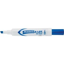 Avery Marks-A-Lot Desk Style Dry Erase Marker, Chisel Tip, Blue (24406)