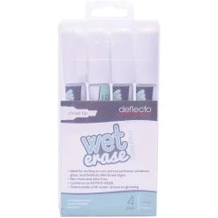 Deflect-O Wet Erase Marker, Chisel Point, White, 4/Pack (SMA510-V4-WT) -Cheap Staples Shop s1114971 sc7