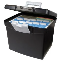 Storex Portable File Storage Box, Letter, Black (STX61502U01C) 6 Storex Portable File Storage Box, Letter, Black (STX61502U01C) -Cheap Staples Shop s1149302 sc7
