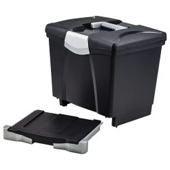 Storex File Box With Pull-Out Tray, Letter Size, Black (61523E02C) -Cheap Staples Shop s1149304 sc7