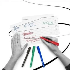 TRU RED™ Pen Permanent Markers, Fine Tip, Assorted, 5/Pack (TR54527) -Cheap Staples Shop s1194660 sc7