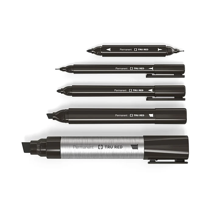 TRU RED™ Pen Permanent Markers, Fine Tip, Black, 5/Pack (TR54524) 9 TRU RED™ Pen Permanent Markers, Fine Tip, Black, 5/Pack (TR54524) - Image 7