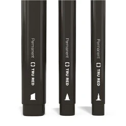 TRU RED™ Pen Permanent Markers, Fine Tip, Black, 5/Pack (TR54524) 15 TRU RED™ Pen Permanent Markers, Fine Tip, Black, 5/Pack (TR54524) -Cheap Staples Shop s1195023 sc7 1