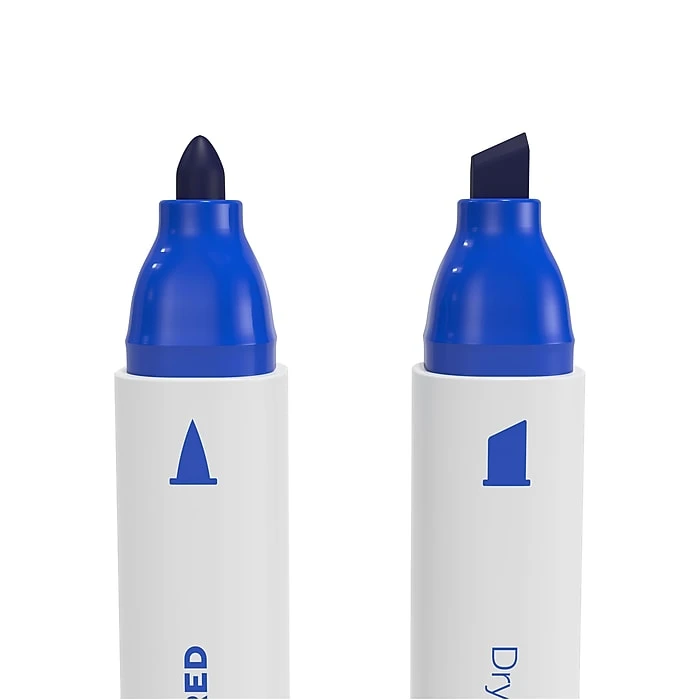 TRU RED™ Tank Dry Erase Markers, Twin Tip, Blue, 4/Pack (TR57836) 6 TRU RED™ Tank Dry Erase Markers, Twin Tip, Blue, 4/Pack (TR57836) - Image 4