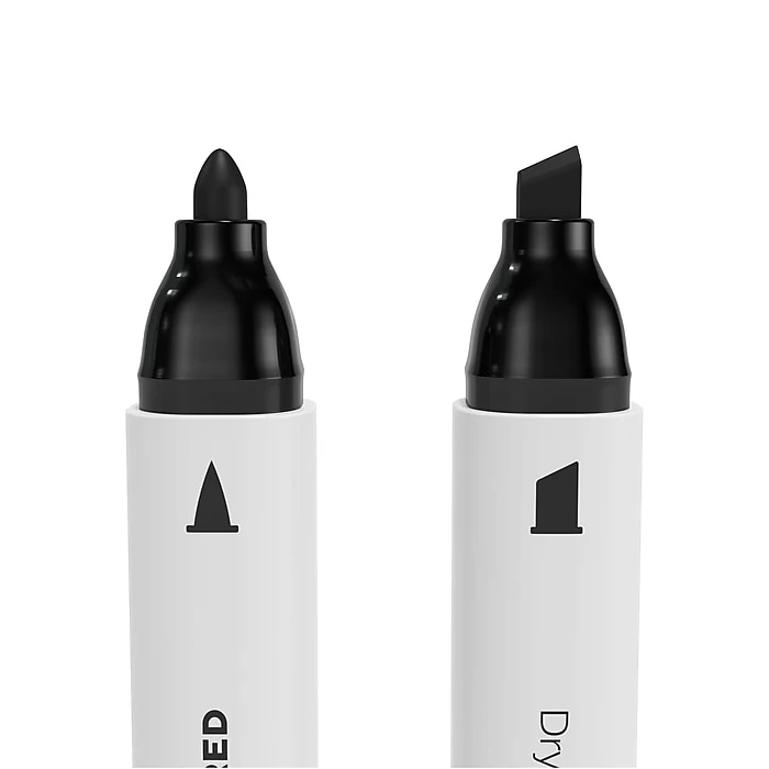 TRU RED™ Tank Dry Erase Markers, Twin Tip, Black, 4/Pack (TR57835) 6 TRU RED™ Tank Dry Erase Markers, Twin Tip, Black, 4/Pack (TR57835) - Image 4
