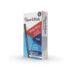 Paper Mate Write Bros. Ballpoint Pen, Fine Point, Blue Ink, Dozen (3361131) -Cheap Staples Shop s1204450 sc7