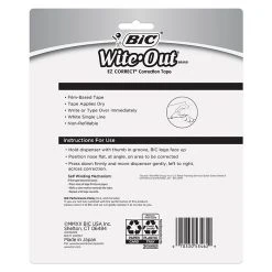 Wite-Out EZ Correct Correction Tape, White, 6/Pack (WOTAPP6-WHI) -Cheap Staples Shop s1205079 sc7