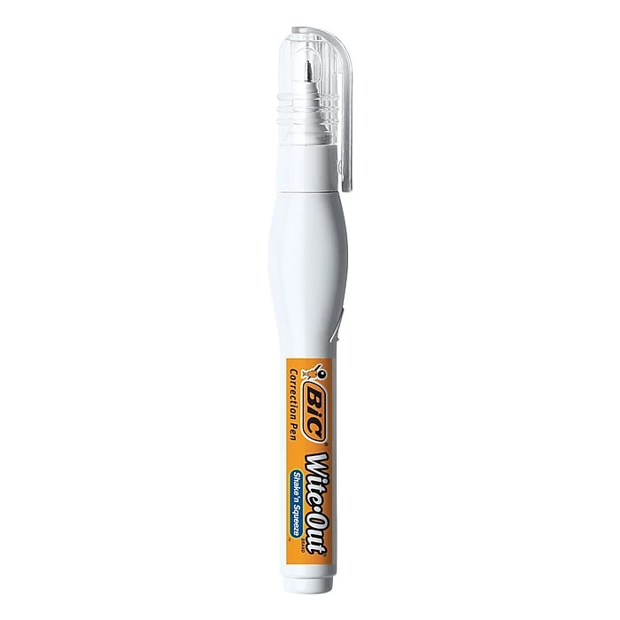 BIC Wite-Out Shake 'N Squeeze Correction Pen, White (50694/WOSQPP11) 4 BIC Wite-Out Shake 'N Squeeze Correction Pen, White (50694/WOSQPP11) - Image 2