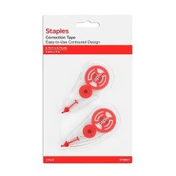 Staples Correction Tape, White, 2/Pack (ST59821/52036) -Cheap Staples Shop s1212650 sc7