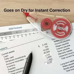 Staples Correction Tape, White, 2/Pack (ST59821/52036) -Cheap Staples Shop s1212653 sc7