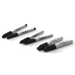 Sharpie Variety Pack Permanent Markers, Assorted Tips, Black, 6/Pack (2135318) -Cheap Staples Shop s1215088 sc7