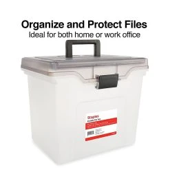 TRU RED™ Portable File Tote, Letter Size, Black, 4/Carton (TR57622CT) -Cheap Staples Shop s1219632 sc7