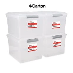 TRU RED™ Store & Slide Hanging File Box, Latch Lid, Letter/Legal Size, Clear, 4/Carton (TR57621CT) 19 TRU RED™ Store & Slide Hanging File Box, Latch Lid, Letter/Legal Size, Clear, 4/Carton (TR57621CT) -Cheap Staples Shop s1219686 sc7
