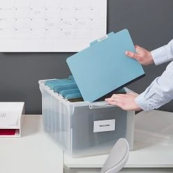 TRU RED™ Store & Slide Hanging File Box, Latch Lid, Letter/Legal Size, Clear, 4/Carton (TR57621CT) 17 TRU RED™ Store & Slide Hanging File Box, Latch Lid, Letter/Legal Size, Clear, 4/Carton (TR57621CT) -Cheap Staples Shop s1219687 sc7