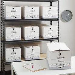 Staples Medium Duty File Box, String And Button Lid, Letter, White/Gray, 12/Case (TR59221) 16 Staples Medium Duty File Box, String And Button Lid, Letter, White/Gray, 12/Case (TR59221) -Cheap Staples Shop s1219709 sc7