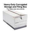 Staples Heavy Duty File Box, String And Button Lid, Letter, White/Gray, 12/Case (TR59223) -Cheap Staples Shop s1219712 sc7