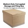 Staples Medium Duty File Box, Lift Off Lid, Letter/Legal, Brown/Gray, 12/Carton (TR59213) -Cheap Staples Shop s1219731 sc7