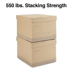 Staples Medium Duty File Box, Lift Off Lid, Letter/Legal, Brown/Gray, 12/Carton (TR59213) -Cheap Staples Shop s1219739 sc7