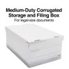 Staples Medium Duty File Box, Lift Off Lid, Legal, White/Gray, 4/Carton (TR59216) 2 Staples Medium Duty File Box, Lift Off Lid, Legal, White/Gray, 4/Carton (TR59216) -Cheap Staples Shop s1219764 sc7