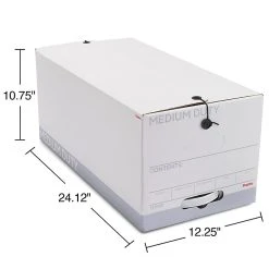 Staples Medium Duty File Box, String And Button Lid, Letter, White/Gray, 12/Case (TR59221) 14 Staples Medium Duty File Box, String And Button Lid, Letter, White/Gray, 12/Case (TR59221) -Cheap Staples Shop s1219767 sc7