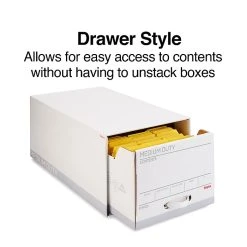 Staples Medium Duty File Drawers, Letter, White/Gray, 6/Carton (TR59225) -Cheap Staples Shop s1219776 sc7