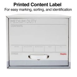 Staples Medium Duty File Drawers, Letter, White/Gray, 6/Carton (TR59225) -Cheap Staples Shop s1219782 sc7