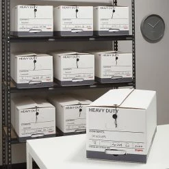 Staples Heavy Duty File Box, String And Button Lid, Letter, White/Gray, 12/Case (TR59223) 16 Staples Heavy Duty File Box, String And Button Lid, Letter, White/Gray, 12/Case (TR59223) -Cheap Staples Shop s1219783 sc7