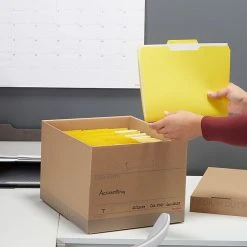 Staples Medium Duty File Box, Lift Off Lid, Letter/Legal, Brown/Gray, 12/Carton (TR59213) -Cheap Staples Shop s1219785 sc7