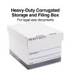 Staples Triple Wall Heavy Duty File Box, Lift Off Lid, Letter/Legal, White/Gray, 12/Carton (TR59220) -Cheap Staples Shop s1219790 sc7