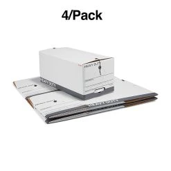Staples Heavy Duty File Box, String And Button Lid, Letter, White/Gray, 4/Pack (TR59222) 17 Staples Heavy Duty File Box, String And Button Lid, Letter, White/Gray, 4/Pack (TR59222) -Cheap Staples Shop s1219798 sc7