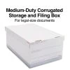 Staples Medium Duty File Box, Lift Off Lid, Legal, White/Gray, 12/Carton (TR59217) 1 Staples Medium Duty File Box, Lift Off Lid, Legal, White/Gray, 12/Carton (TR59217) -Cheap Staples Shop s1219814 sc7