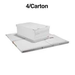 Staples Medium Duty File Box, Lift Off Lid, Legal, White/Gray, 4/Carton (TR59216) -Cheap Staples Shop s1219820 sc7