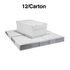 Staples Medium Duty File Box, Lift Off Lid, Legal, White/Gray, 12/Carton (TR59217) -Cheap Staples Shop s1219826 sc7