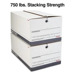 Staples Heavy Duty File Box, String And Button Lid, Letter, White/Gray, 4/Pack (TR59222) 12 Staples Heavy Duty File Box, String And Button Lid, Letter, White/Gray, 4/Pack (TR59222) -Cheap Staples Shop s1219841 sc7