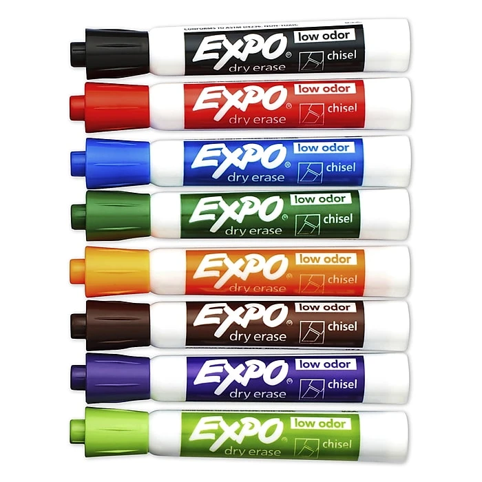 Expo Dry Erase Markers, Chisel Tip, Assorted, 192/Pack (2003995) 5 Expo Dry Erase Markers, Chisel Tip, Assorted, 192/Pack (2003995) - Image 3