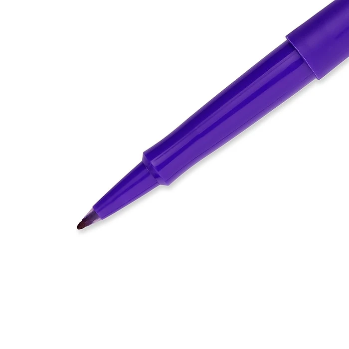Paper Mate Flair Felt Pen, Medium Point, Purple Ink, Dozen (8450152) 4 Paper Mate Flair Felt Pen, Medium Point, Purple Ink, Dozen (8450152) - Image 2