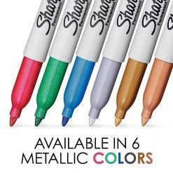 Sharpie Permanent Marker, Fine Tip, Silver Metallic, Dozen (39100) 14 Sharpie Permanent Marker, Fine Tip, Silver Metallic, Dozen (39100) -Cheap Staples Shop sp102582665 sc7