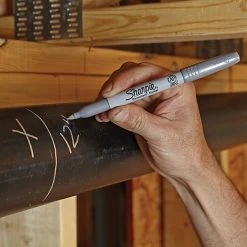 Sharpie Permanent Marker, Fine Tip, Silver Metallic, Dozen (39100) 18 Sharpie Permanent Marker, Fine Tip, Silver Metallic, Dozen (39100) -Cheap Staples Shop sp102582667 sc7