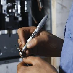 Sharpie Permanent Marker, Fine Tip, Silver Metallic, Dozen (39100) 19 Sharpie Permanent Marker, Fine Tip, Silver Metallic, Dozen (39100) -Cheap Staples Shop sp102582668 sc7