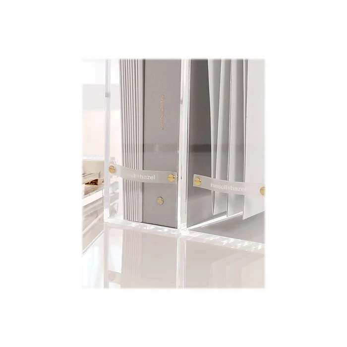 Russell+Hazel Slim File Box, Clear Acrylic (31733) 4 Russell+Hazel Slim File Box, Clear Acrylic (31733) - Image 2