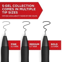 Sharpie S-Gel Retractable Gel Pen, Medium Point, Black Ink, 36/Pack (2096180) -Cheap Staples Shop sp109677291 sc7 3