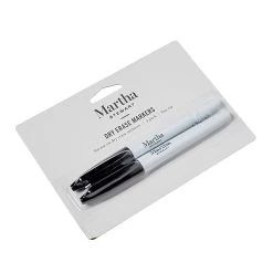 Martha Stewart Dry Erase Marker, Fine Tip, Black Ink, 2/Pack (MS107C)