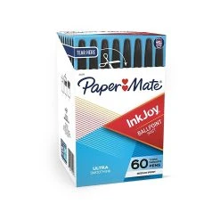 Paper Mate InkJoy 50ST Ballpoint Pen, Medium Point, Black, 60/Pack (2013311)