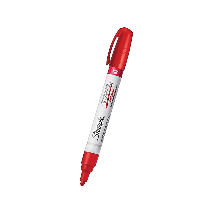 Sharpie Oil-Based Paint Marker, Medium Tip, Red, Dozen (2107613) 4 Sharpie Oil-Based Paint Marker, Medium Tip, Red, Dozen (2107613) - Image 2