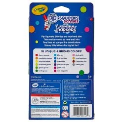 Crayola Pip-Squeaks Skinnies Washable Marker, Fine Tip, Assorted, 16/Box, 4 Boxes/Bundle (BIN588146) -Cheap Staples Shop sp129209089 sc7