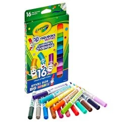 Crayola Pip-Squeaks Skinnies Washable Marker, Fine Tip, Assorted, 16/Box, 4 Boxes/Bundle (BIN588146) -Cheap Staples Shop sp129209093 sc7