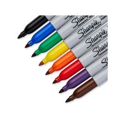 Sharpie Permanent Markers, Fine Tip, Assorted Colors, 8/Pack (30217) -Cheap Staples Shop sp130271554 sc7