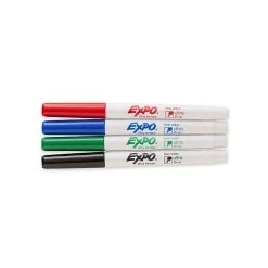 Expo Dry Erase Markers, Ultra Fine Tip, Assorted, 4/Pack (1871133) 14 Expo Dry Erase Markers, Ultra Fine Tip, Assorted, 4/Pack (1871133) -Cheap Staples Shop sp131760008 sc7